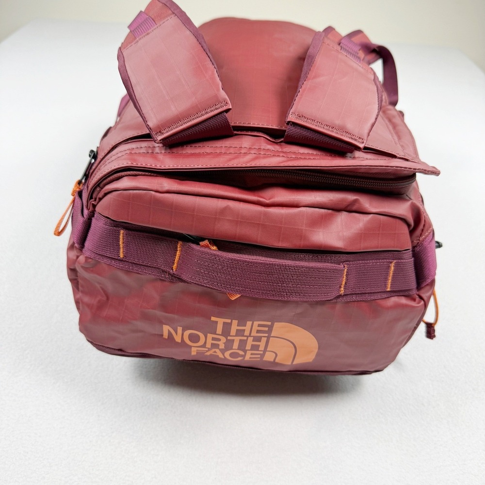 The North Face Base Camp Voyager Duffel 32L Sumac/Iron Brown - New - Picture 8 of 13